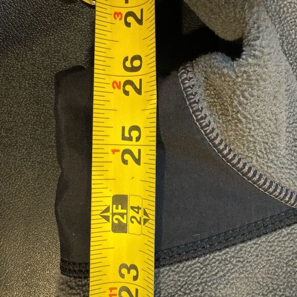 Eddie Bauer Men XL 1/4 Zip Fleece Pullover Jacket Gray Black Activewear Polartec - Picture 6 of 7